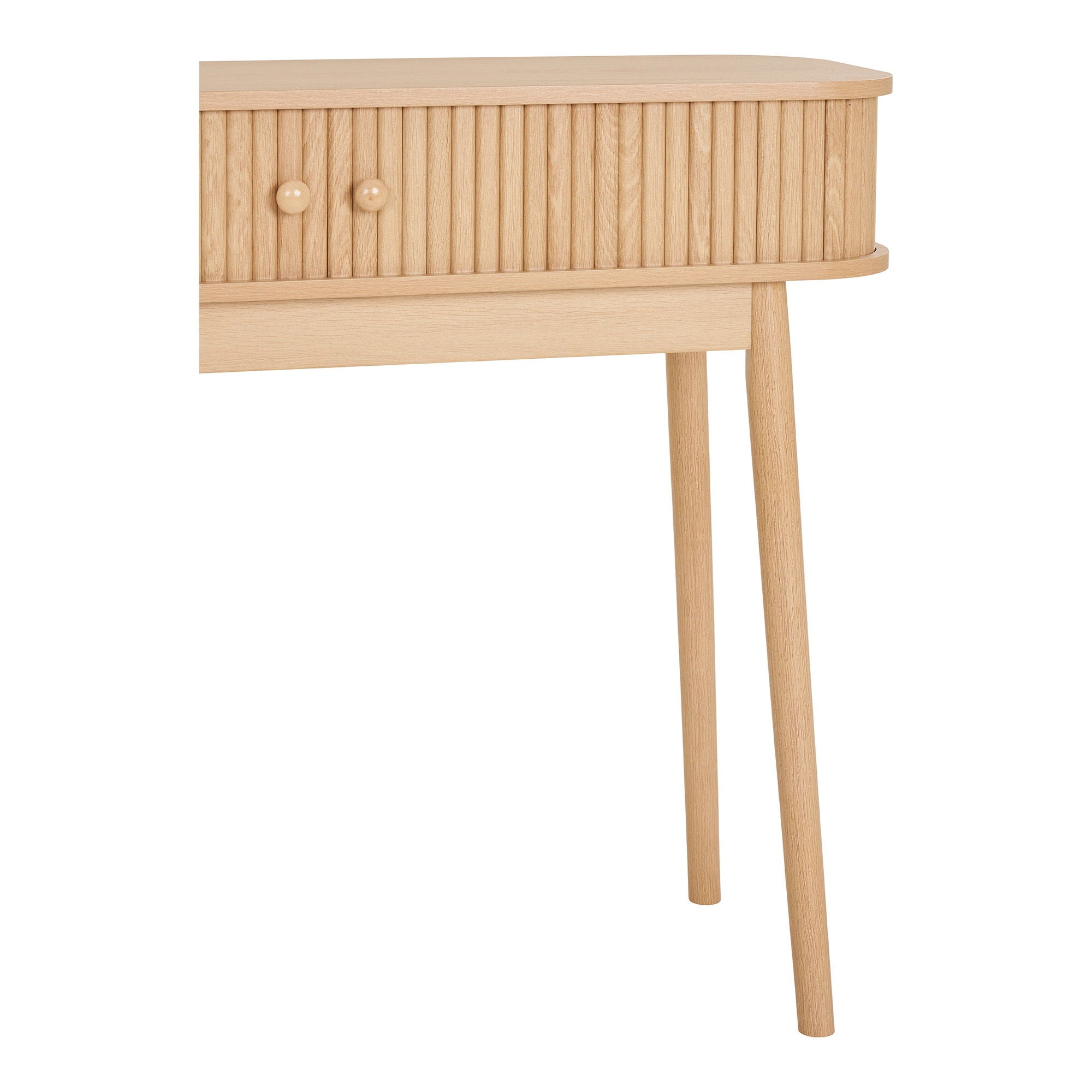 Nikko Console Table - Console table, 2 doors, natural <br>100x30x80 cm